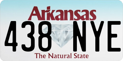 AR license plate 438NYE