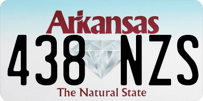 AR license plate 438NZS