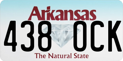 AR license plate 438OCK