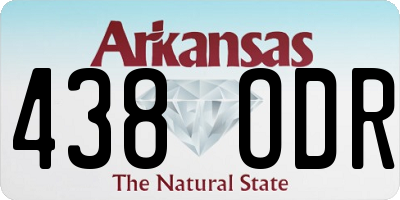 AR license plate 438ODR