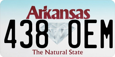 AR license plate 438OEM