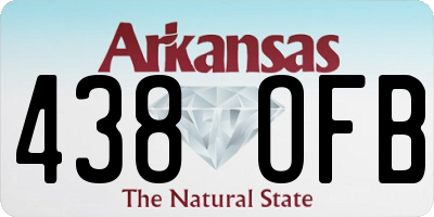 AR license plate 438OFB