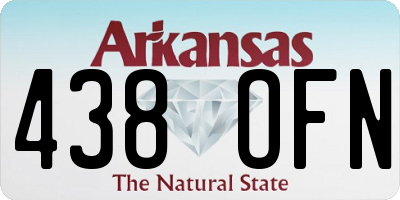 AR license plate 438OFN