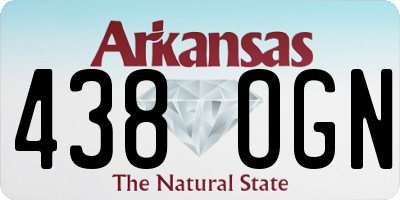 AR license plate 438OGN
