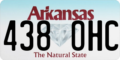 AR license plate 438OHC