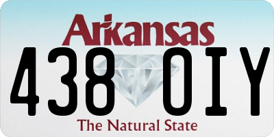 AR license plate 438OIY