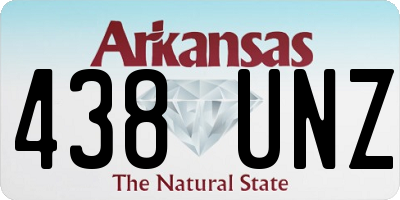 AR license plate 438UNZ