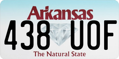 AR license plate 438UOF