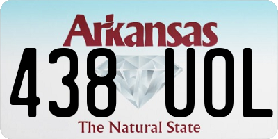 AR license plate 438UOL