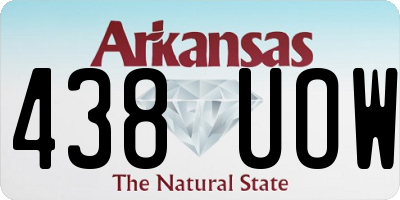 AR license plate 438UOW