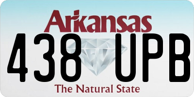 AR license plate 438UPB