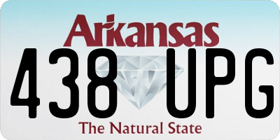 AR license plate 438UPG