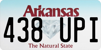 AR license plate 438UPI