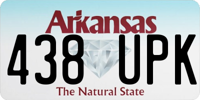 AR license plate 438UPK