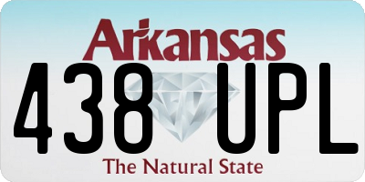 AR license plate 438UPL