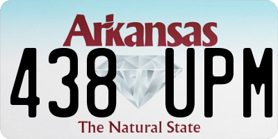 AR license plate 438UPM