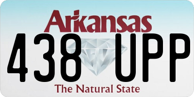 AR license plate 438UPP