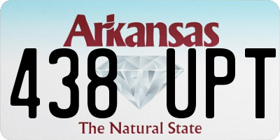 AR license plate 438UPT