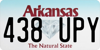 AR license plate 438UPY
