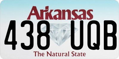 AR license plate 438UQB