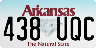 AR license plate 438UQC