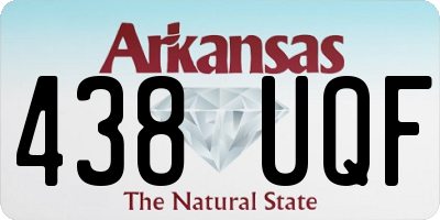 AR license plate 438UQF