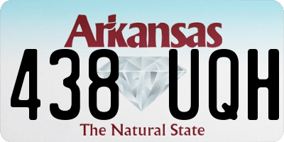 AR license plate 438UQH