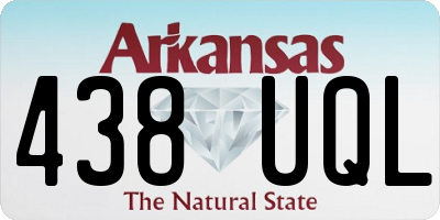 AR license plate 438UQL