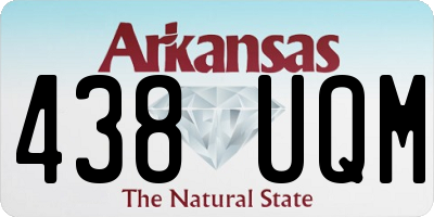 AR license plate 438UQM