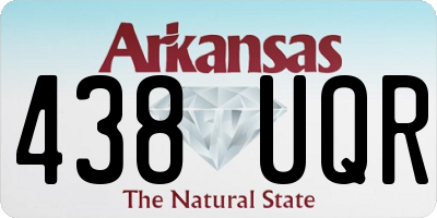 AR license plate 438UQR