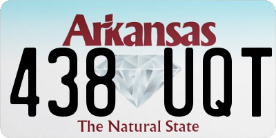 AR license plate 438UQT
