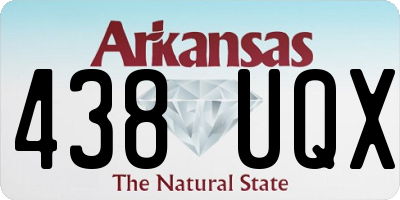 AR license plate 438UQX