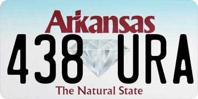 AR license plate 438URA