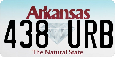 AR license plate 438URB