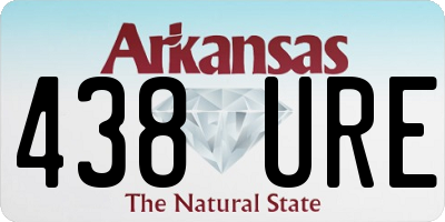 AR license plate 438URE