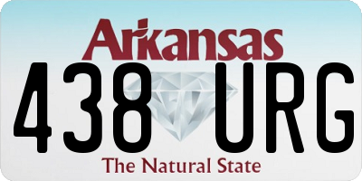 AR license plate 438URG