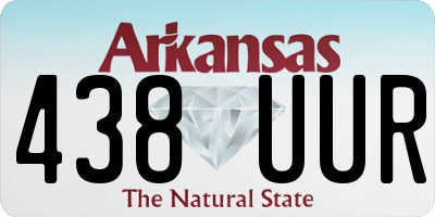AR license plate 438UUR