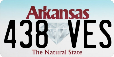 AR license plate 438VES