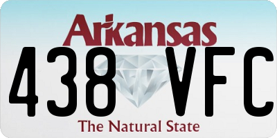 AR license plate 438VFC