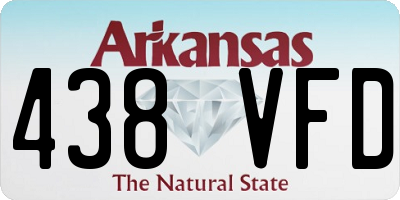 AR license plate 438VFD