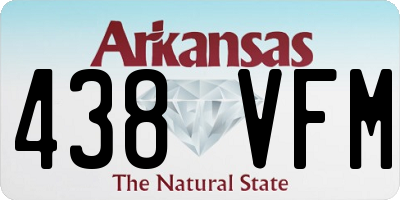 AR license plate 438VFM