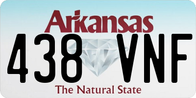 AR license plate 438VNF