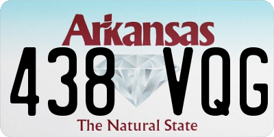 AR license plate 438VQG
