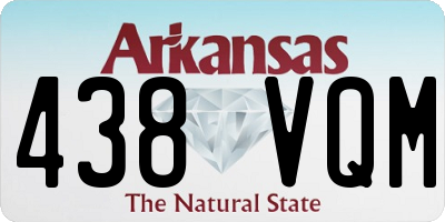 AR license plate 438VQM