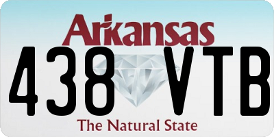 AR license plate 438VTB