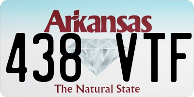 AR license plate 438VTF