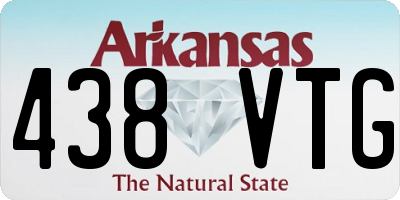 AR license plate 438VTG