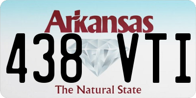 AR license plate 438VTI
