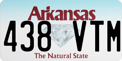 AR license plate 438VTM
