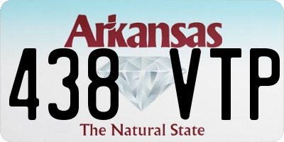 AR license plate 438VTP